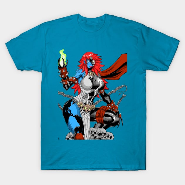 Mystique/Spawn Mashup T-Shirt by Artman11